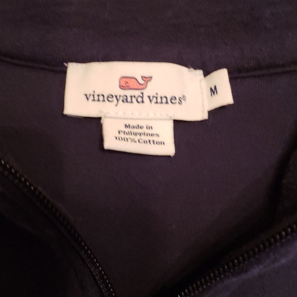 Vineyard Vines navy pullover sz m - Picture 4 of 6